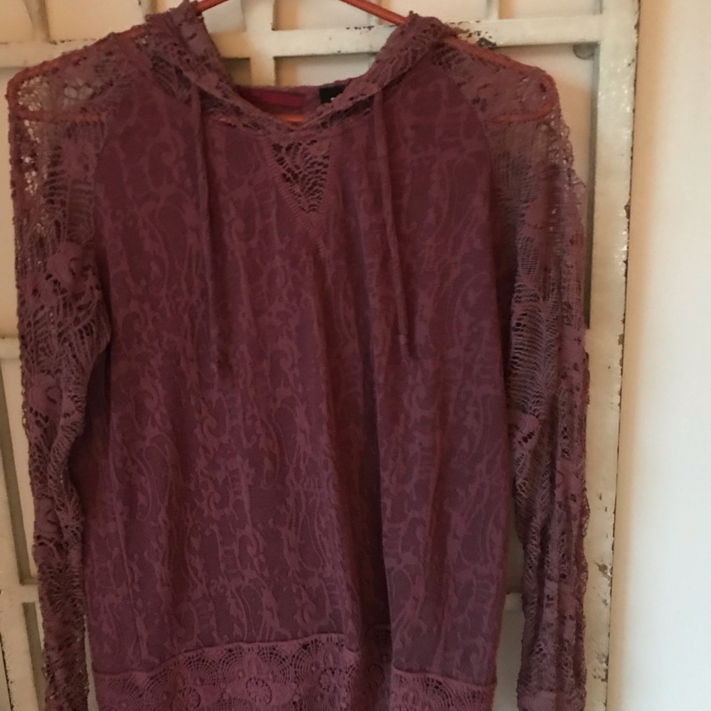 BKE crocheted long Sleeve